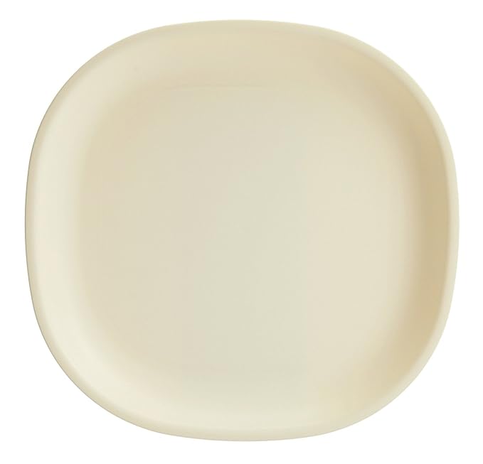 Signoraware Plastic Plate - Set of 3, Off White